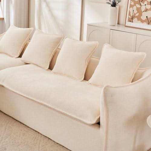 Oversized Comfy L-Shape Sofa - Loeske