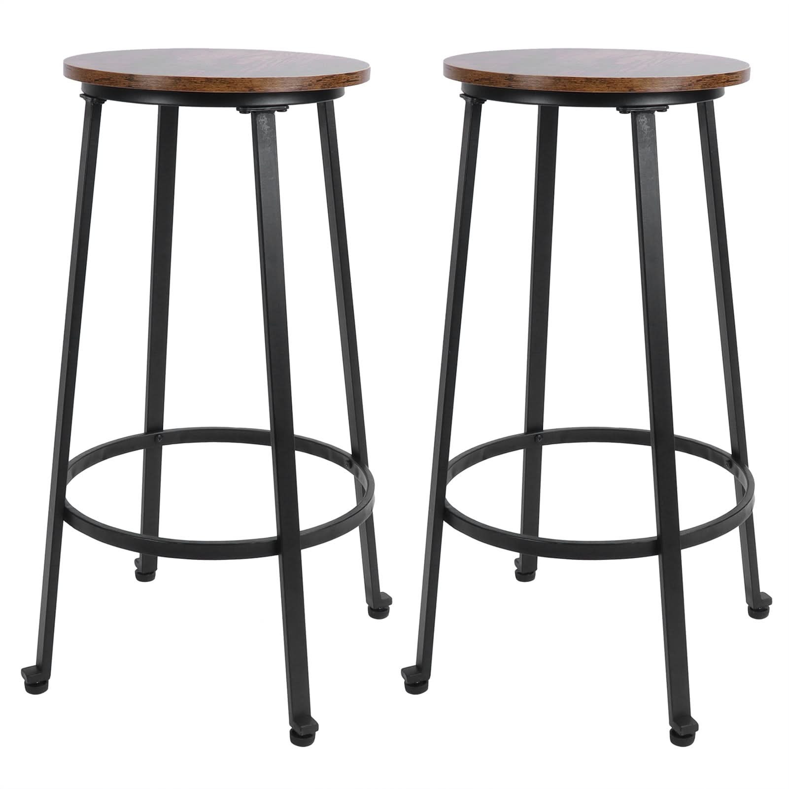 2PC Vintage Bar Stools - Loeske