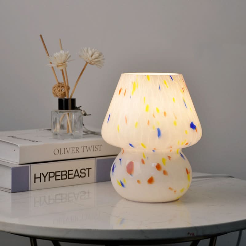 Glass Mushroom Table Lamp - Loeske