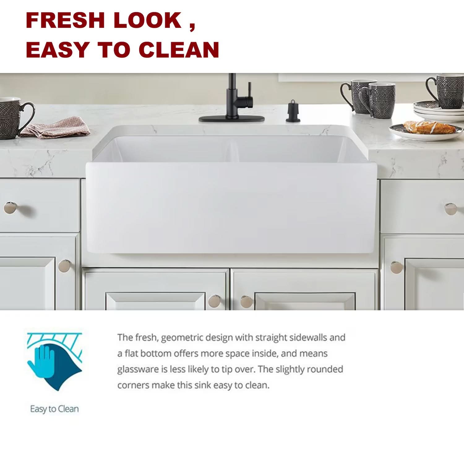 Single Bowl Kitchen Sink - Loeske