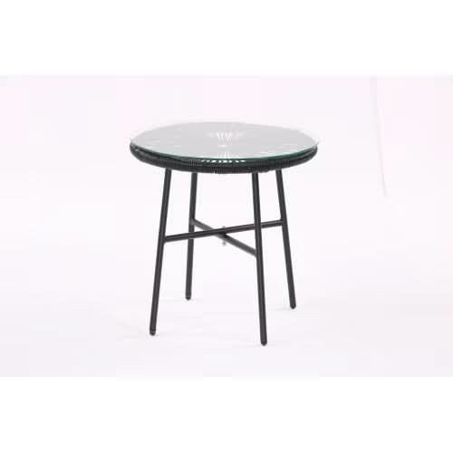 Terrace Bistro Conversation Set With Side Table - Loeske