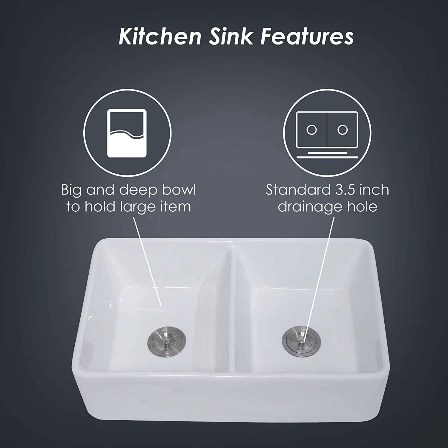 Single Bowl Kitchen Sink - Loeske