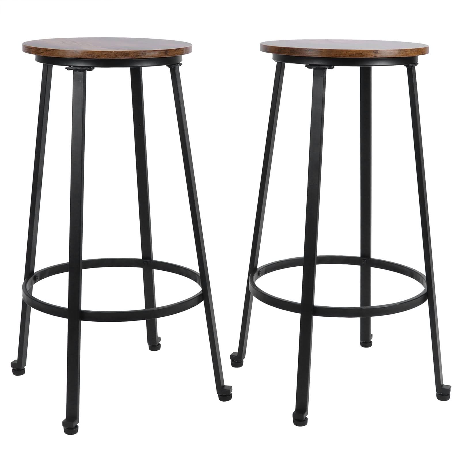 2PC Vintage Bar Stools - Loeske