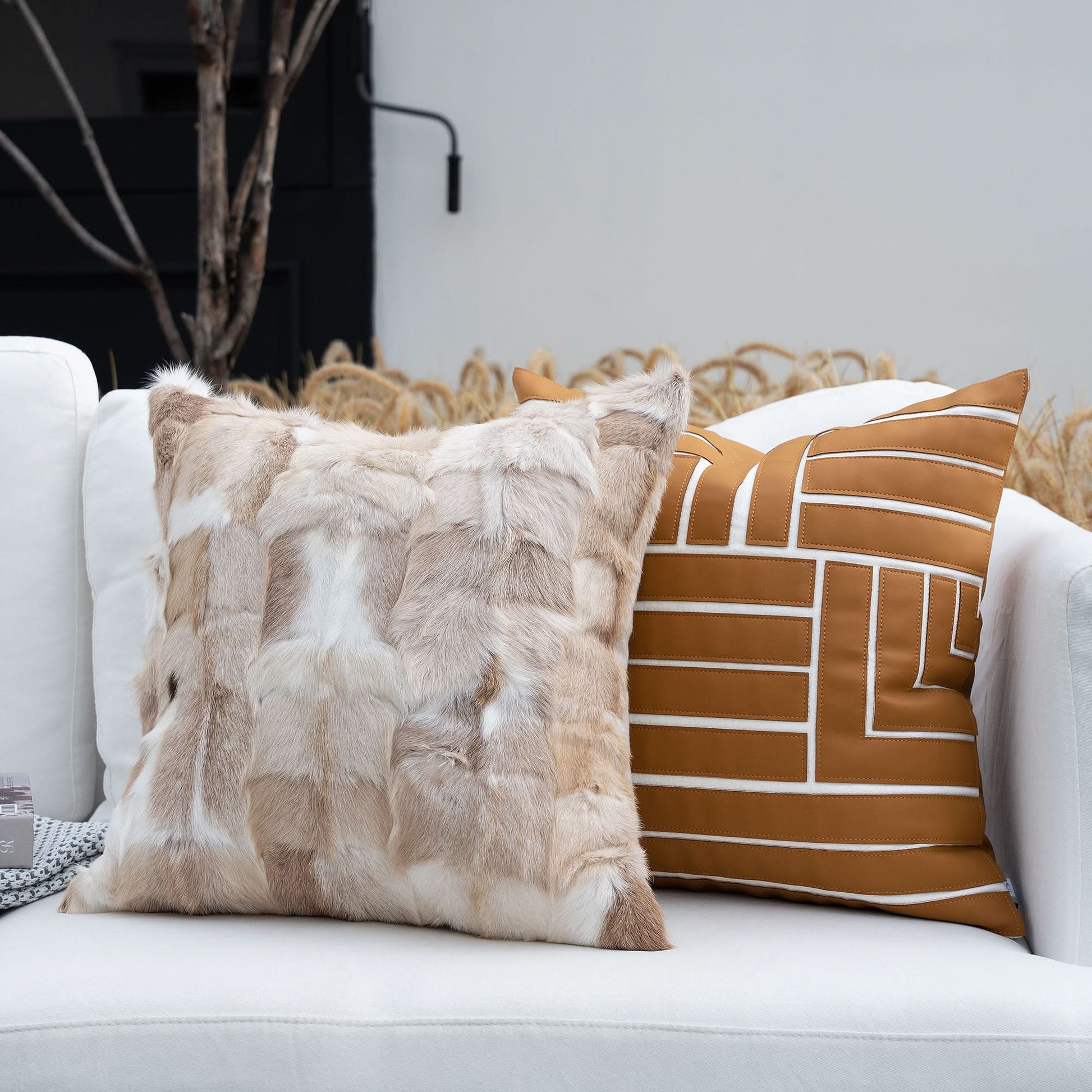 Lightweight Plush Bedside Cushion - Loeske