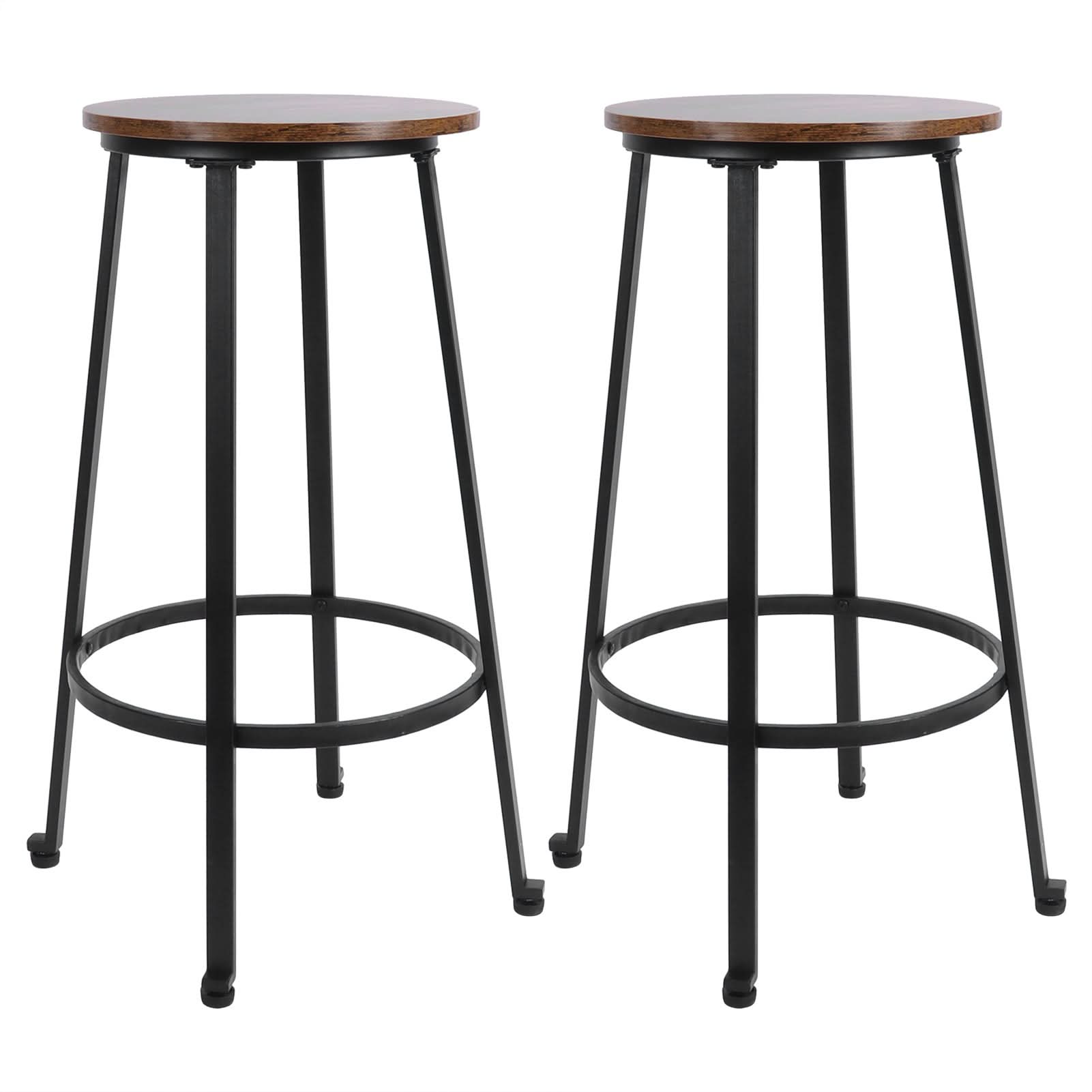 2PC Vintage Bar Stools - Loeske
