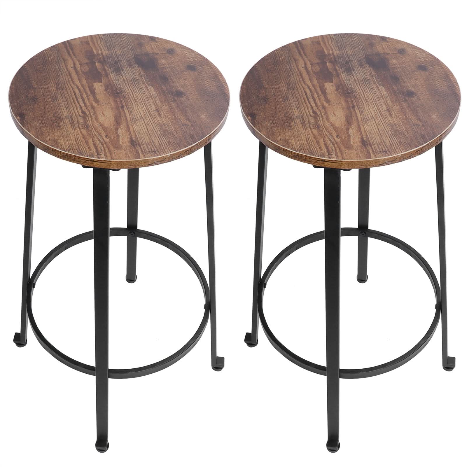 2PC Vintage Bar Stools - Loeske