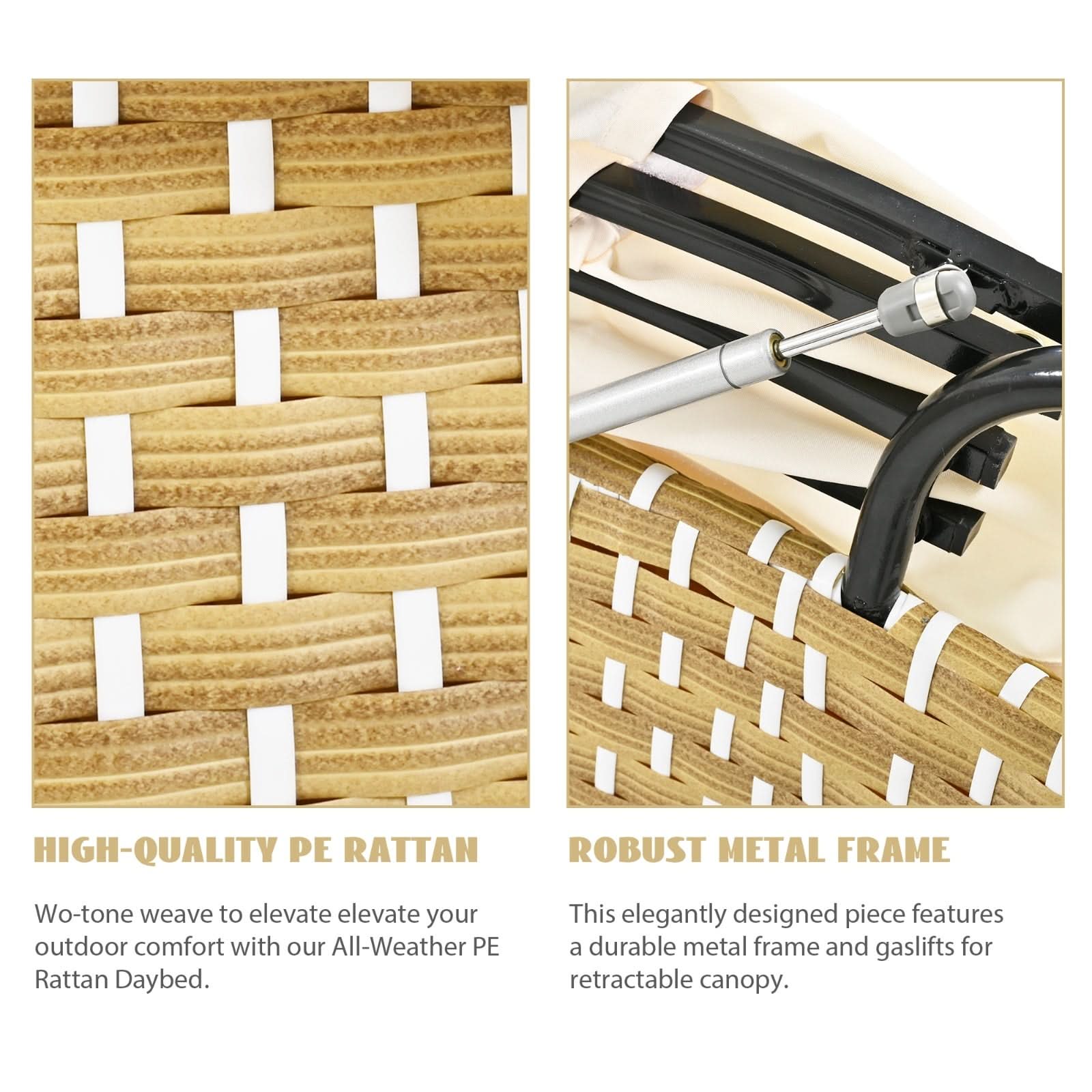 Round Outdoor Sectional Sofa Set - Loeske