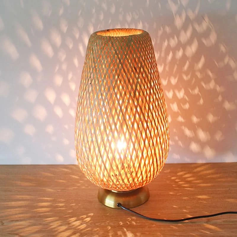 Bamboo Handcrafted Desk Lamp - Loeske