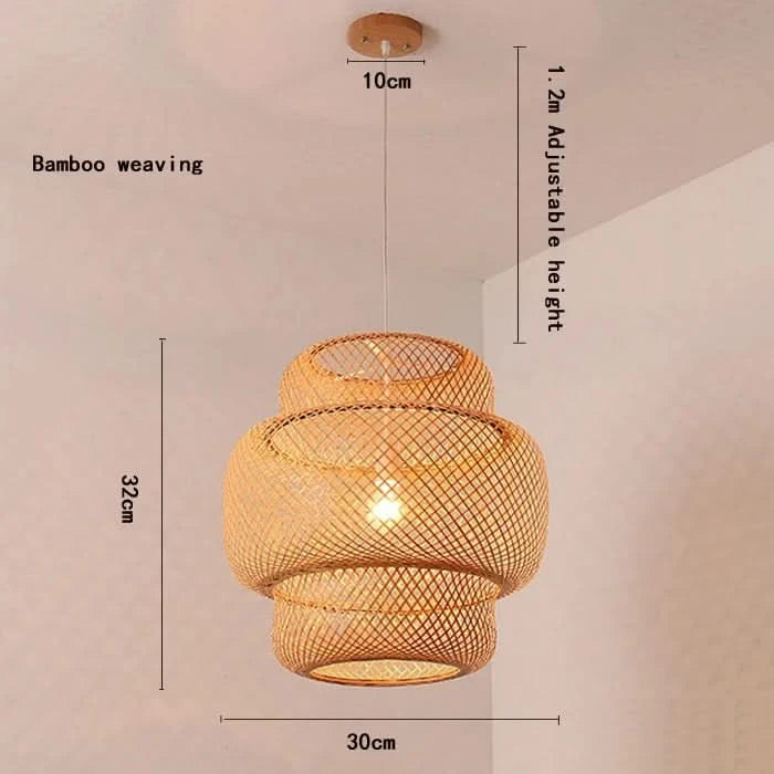 Modern Nordic Bamboo Chandelier - Loeske