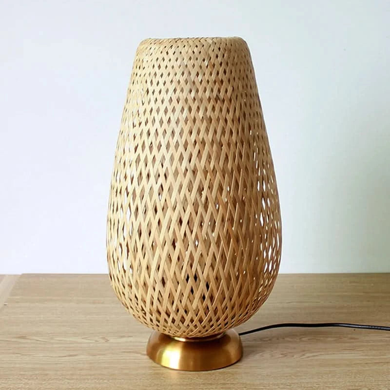 Bamboo Handcrafted Desk Lamp - Loeske