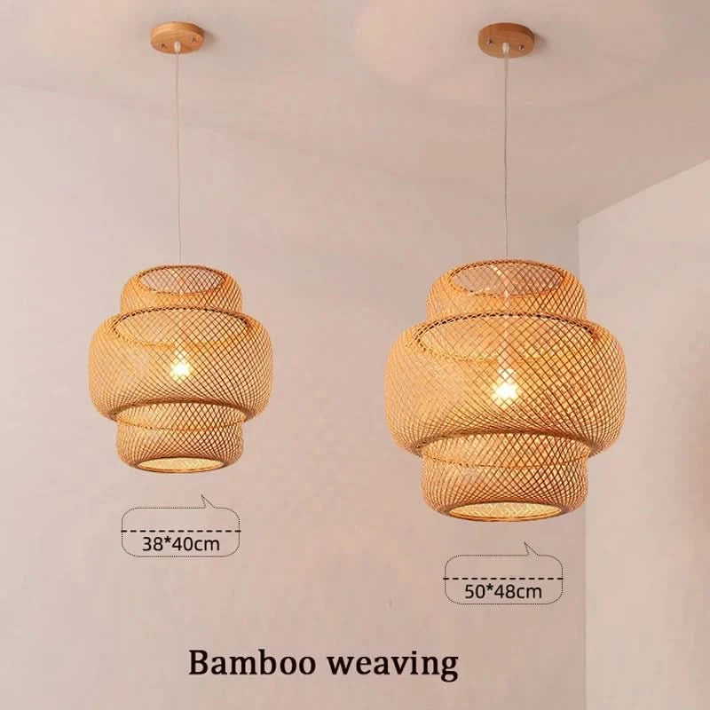 Modern Nordic Bamboo Chandelier - Loeske