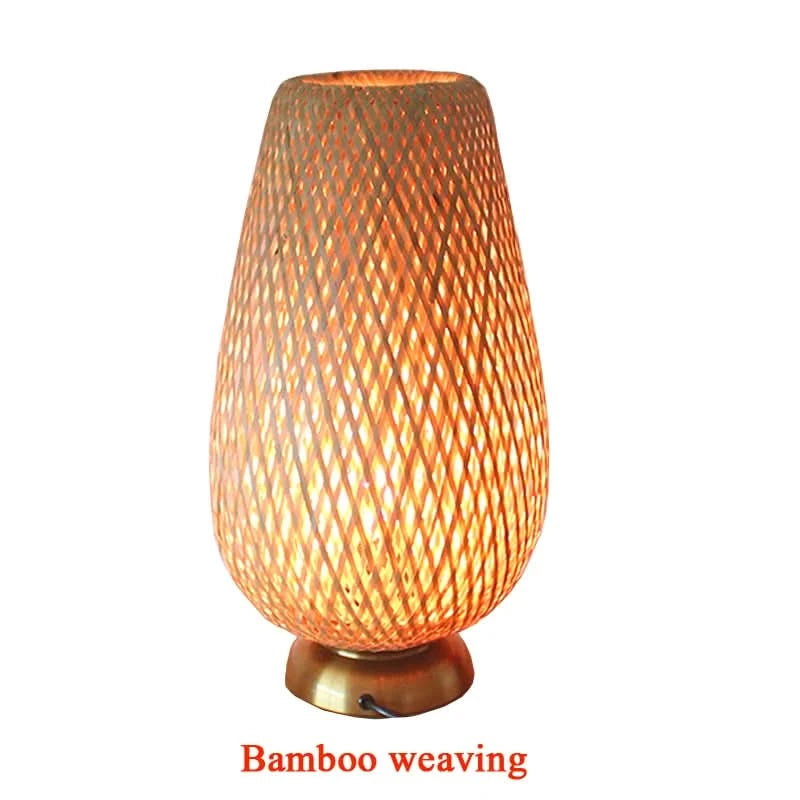 Bamboo Handcrafted Desk Lamp - Loeske