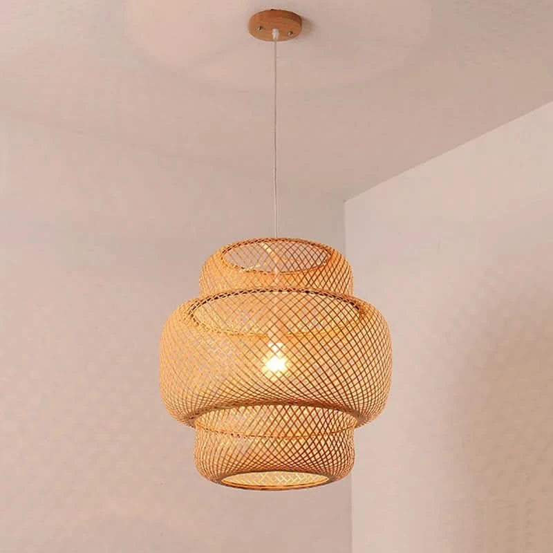 Modern Nordic Bamboo Chandelier - Loeske