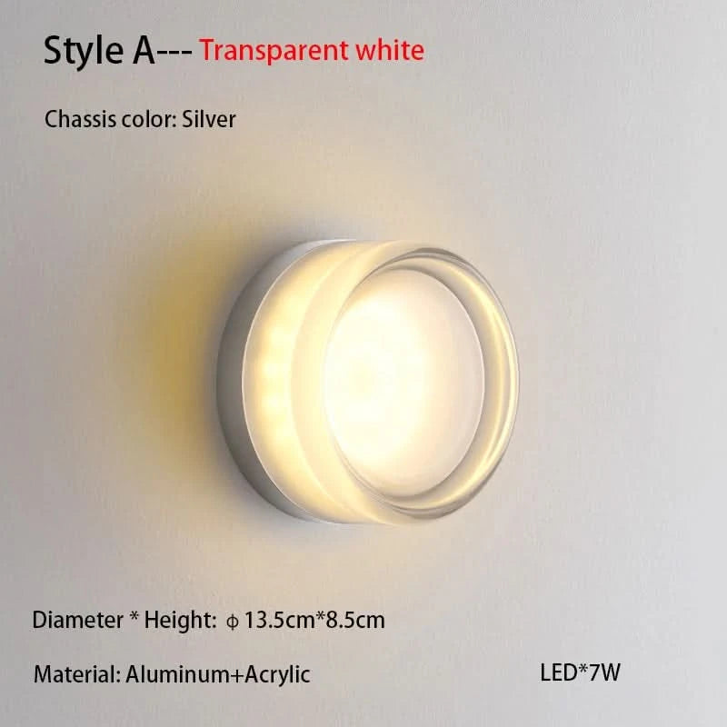 Nordic Simple Acrylic Wall Light - Loeske