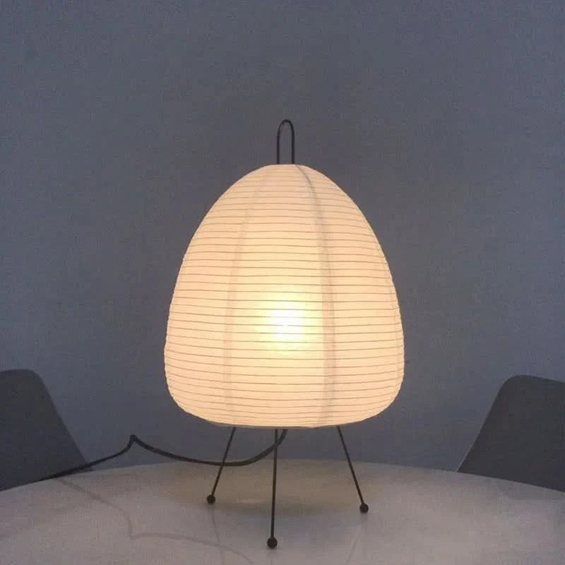 Japanese Style LED Rice Paper Desk Lamp - Loeske