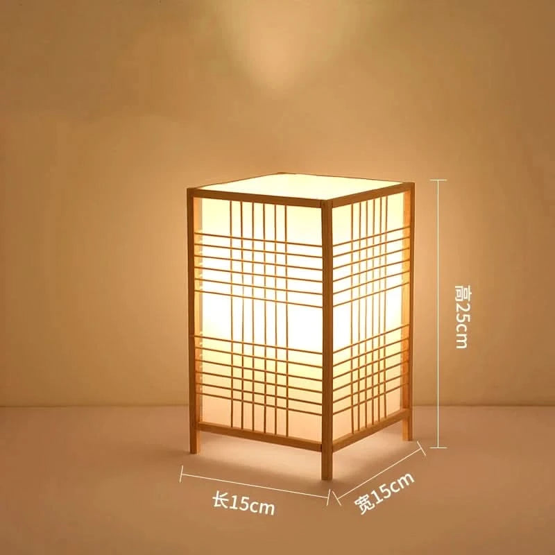 Handcrafted Minimalist Japanese Book  Lamp - Loeske