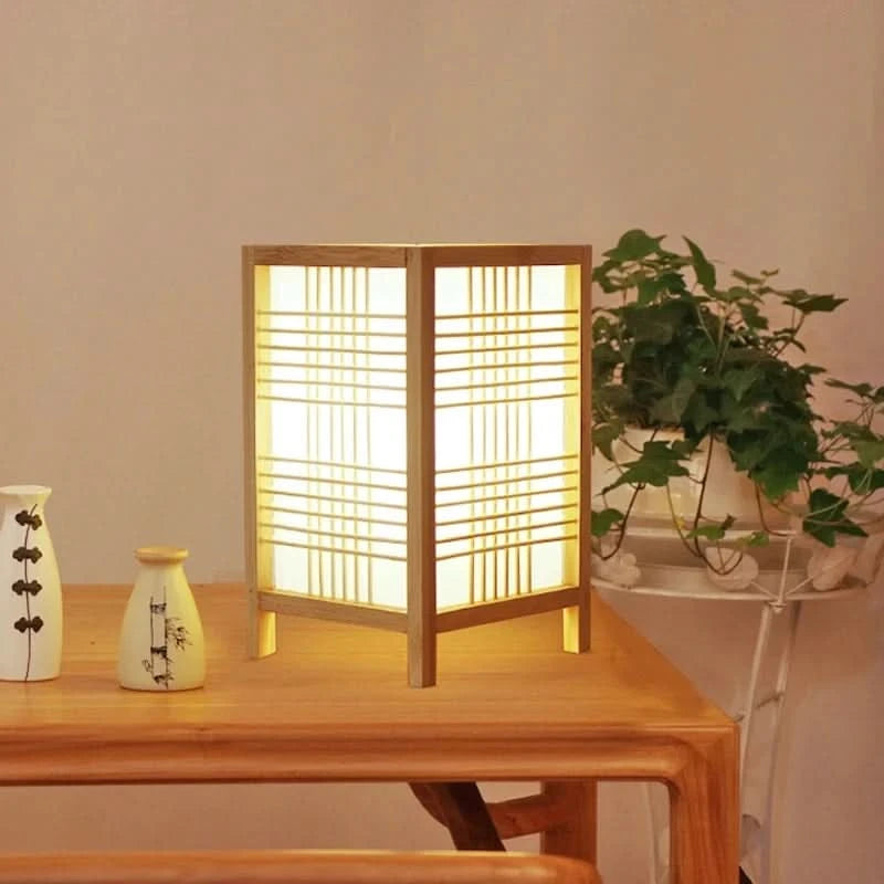 Handcrafted Minimalist Japanese Book  Lamp - Loeske