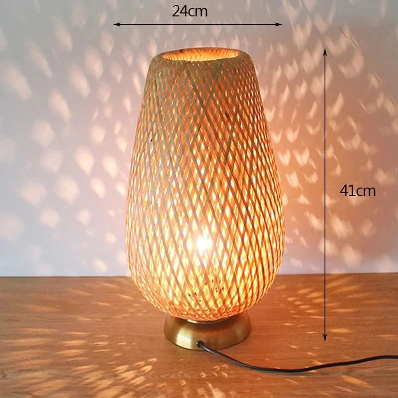 Bamboo Handcrafted Desk Lamp - Loeske