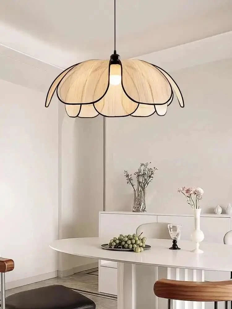 Vintage Hand-Woven Lotus Chandelier - Loeske