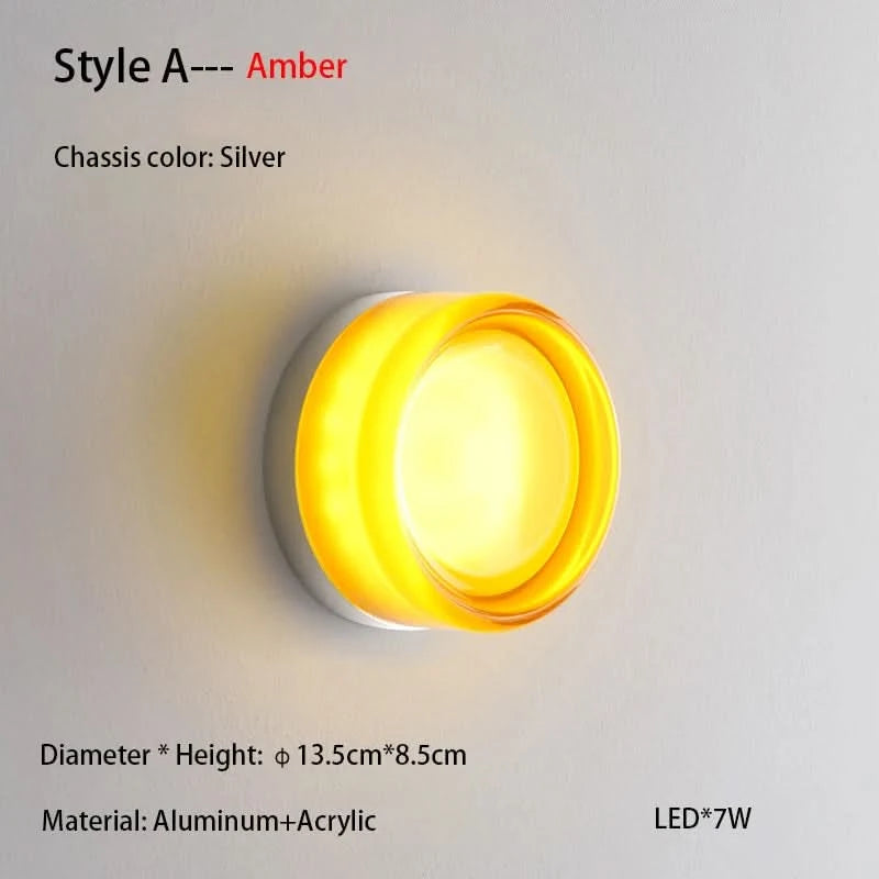 Nordic Simple Acrylic Wall Light - Loeske