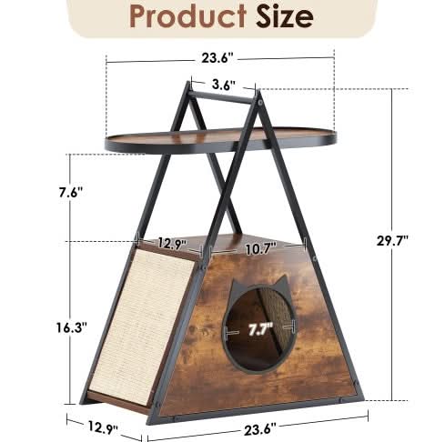 Black Vintage Pet Furniture - Loeske