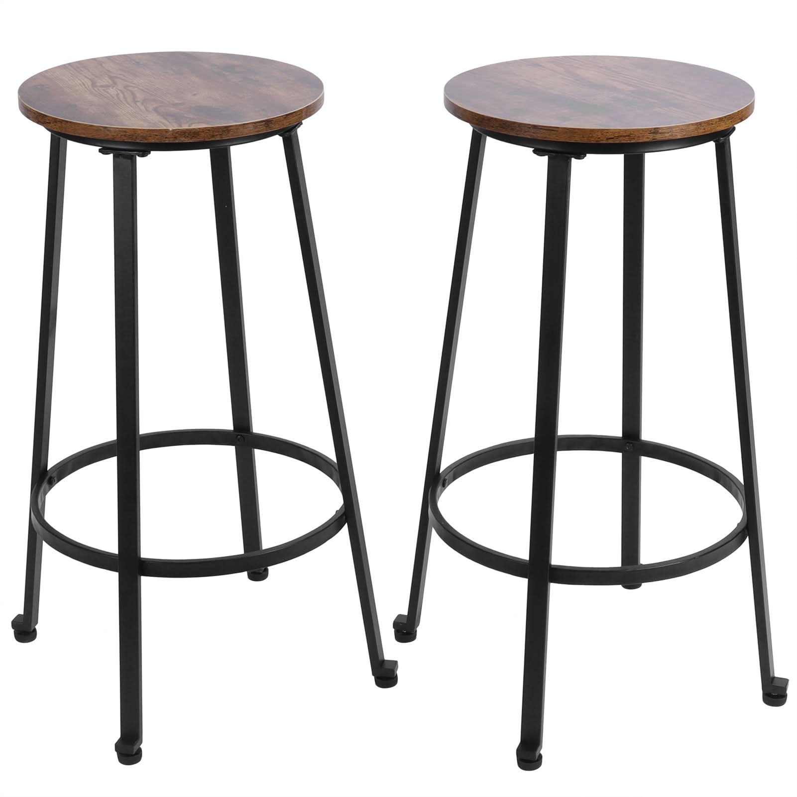 2PC Vintage Bar Stools - Loeske