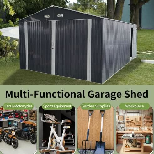 Spacious Outdoor Storage Shed-250 Square Feet Of Floor Space - Loeske