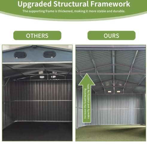 Spacious Outdoor Storage Shed-250 Square Feet Of Floor Space - Loeske