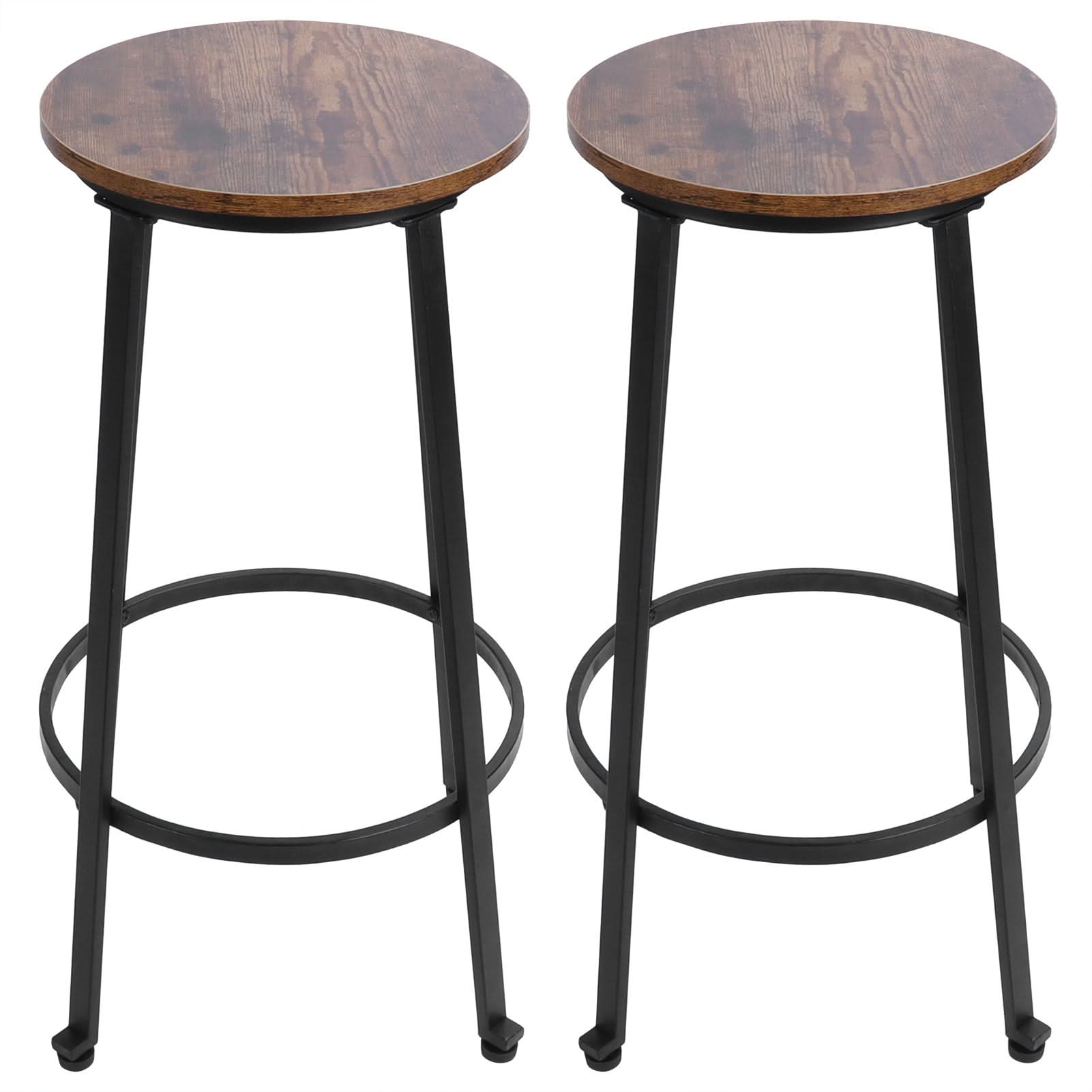 2PC Vintage Bar Stools - Loeske