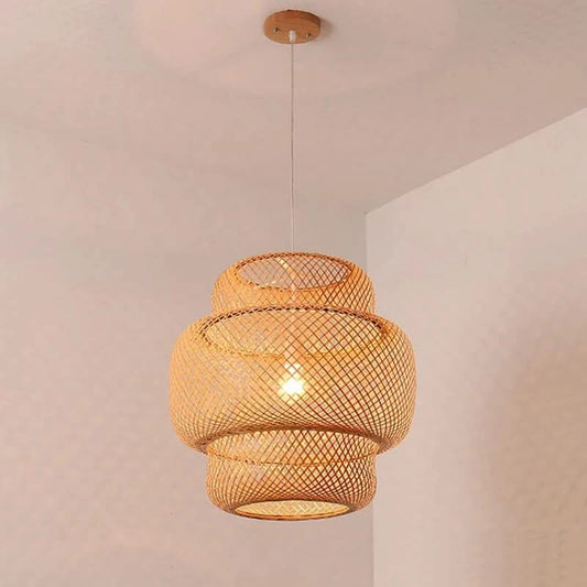Modern Nordic Bamboo Chandelier - Loeske